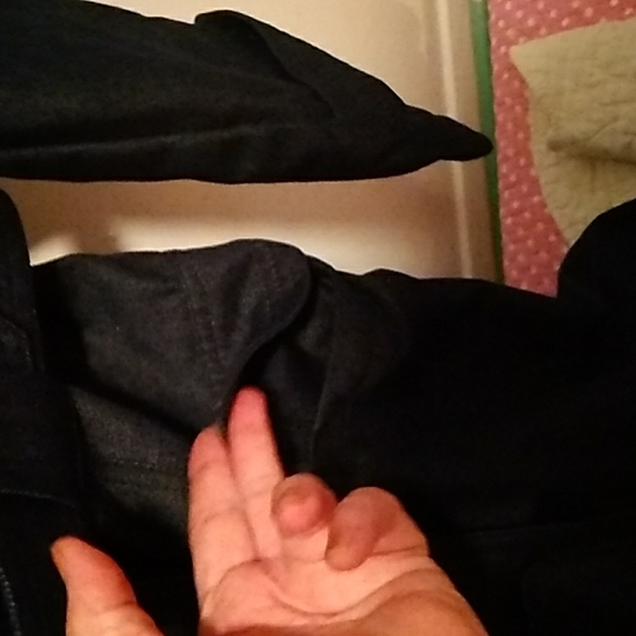 Dark blue Gap trench coat jacket  size Medium - Picture 7 of 9